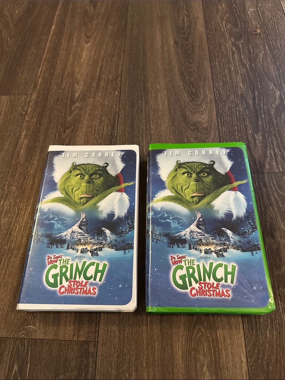 How the Grinch Stole Christmas (Jim Carrey) Bundle of two VHS